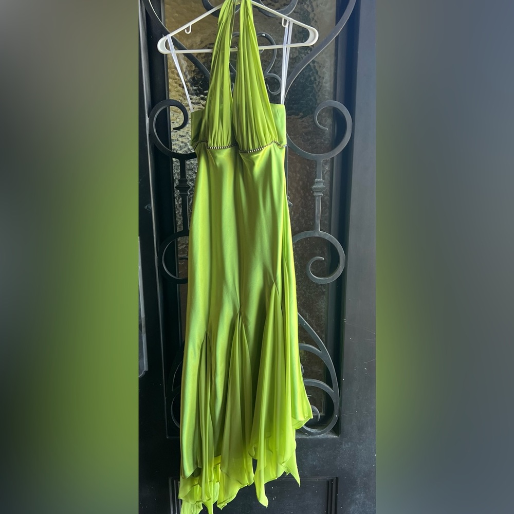Lime green prom/gala dress
